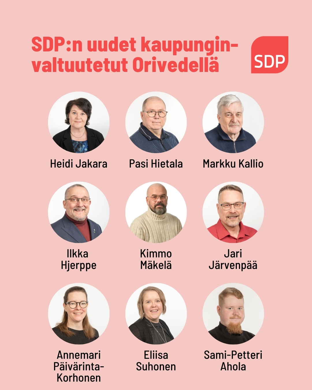 Uudet kaupunginvaltuutetut